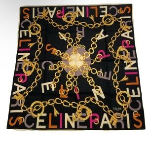 Celine Paris Silk Scarf